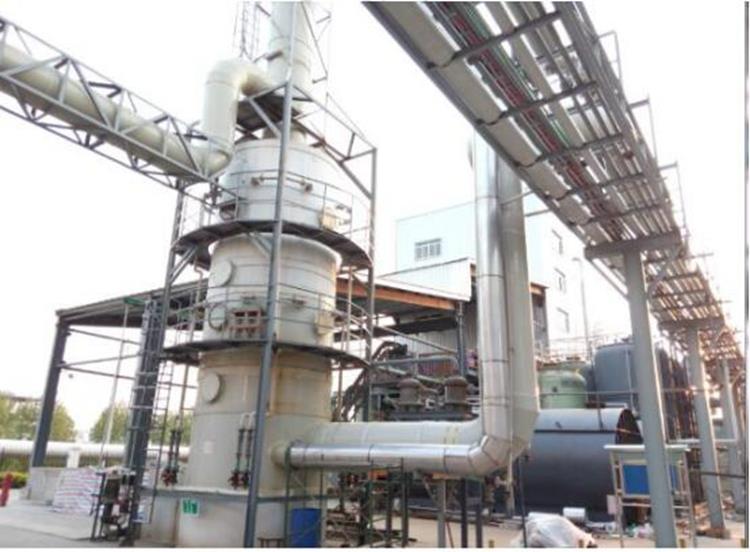 Calcium chloride absorption tower
