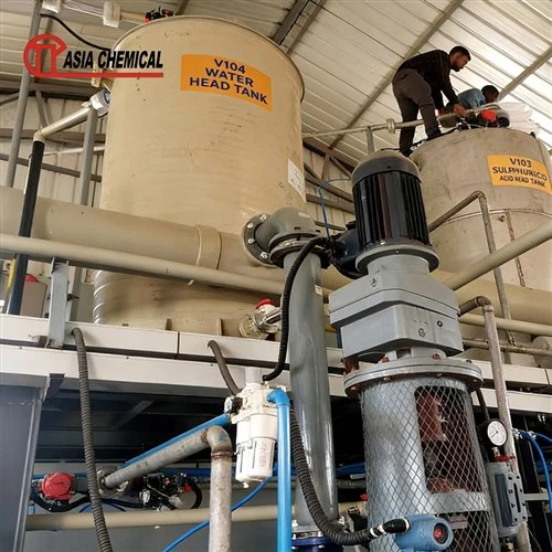Continuous Aluminum Sulfate Production Process Plant